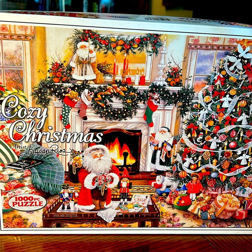 Cozy Christmas 1000 piece jigsaw puzzle by White Mountain